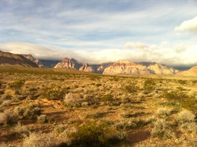 View from our campground Sunday morning.
