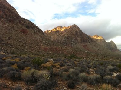 Sunset on Black Velvet Canyon (next canyon over to the...