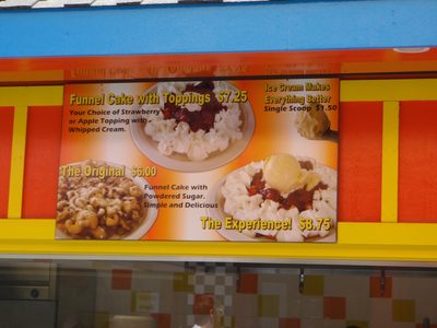 One of these desserts is called "The Experience". Is...