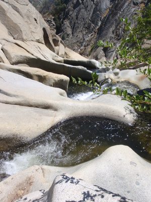 Here starts Seven Teacups proper.  The canyon gets its...