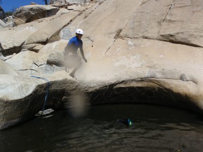 Catherine, taking an optional jump into the second...