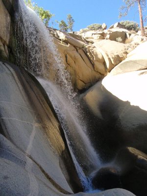 The 60 foot waterfall with the SWoD at the bottom.