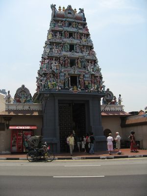 Apparently Hindu temples tend to be quite a scene with...