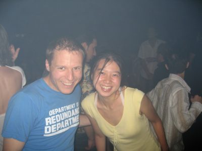John and Wei at Ministry of Sound in Singapore, in the...