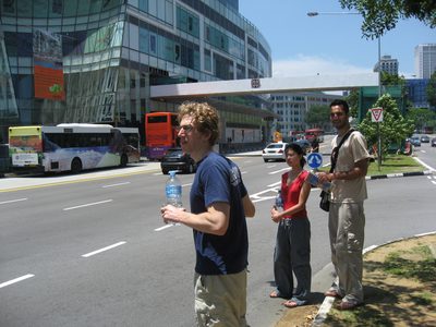 I forgot how hot it was in Singapore, just a few days...