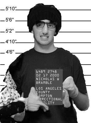 Nick, Los Angeles County department of corrections mug shot.