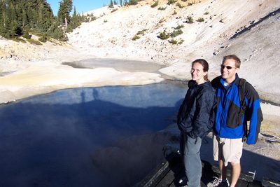 John and Rachel at Bumpass Hell.