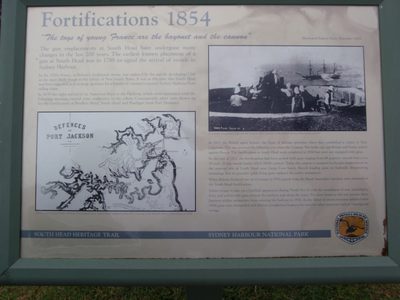 Some history about the guns at South Head.