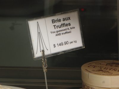 Yikes! That's some expensive cheese.  In American...