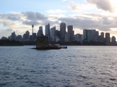 A cute lighthouse in Sydney Harbour.