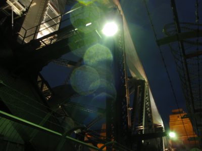 Sydney Harbour Bridge with cool lens flare.