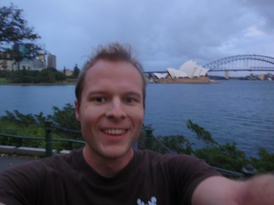 John crazed self-portrait from his early morning run.
