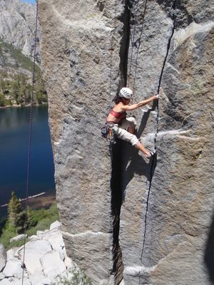 Liebacking off a very subtle shelf.