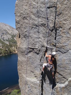 Funnest part of the climb for sure.