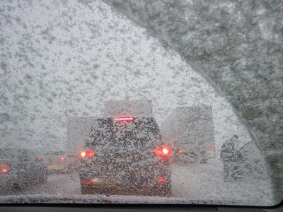 Attempt number 3: Monday night. Every idiot on the road...