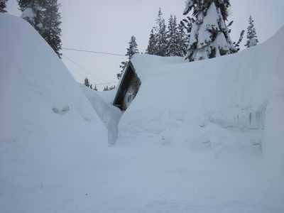 This person's house didn't do so bad. A real driveway...