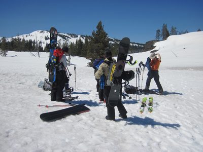 On the Sunday we assembled a group of seven to explore...