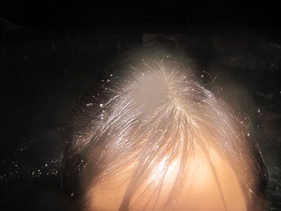 And then it started to snow while we were in the hot tub.