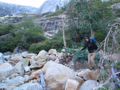 After camping in Lost Valley, we had maybe a mile of...