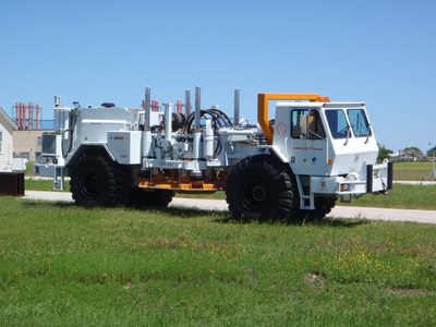 Some machine for smashing down pavement or something.