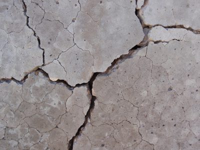 Some messed up concrete.