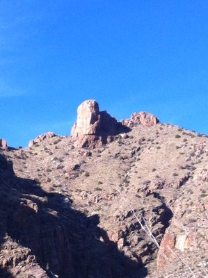 The Thumb: a 3-pitch 1-star 5.8 goes up the right side...