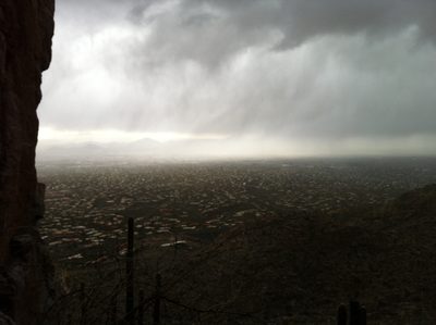 View of Tucson from John's Choss Pile.