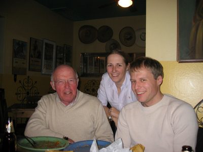 Dad Catherine and John at El Charro in downtown Tucson.