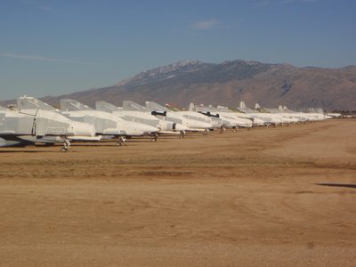A lot of taped up aircraft.