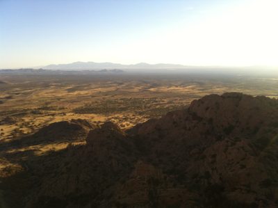 View from our perch.