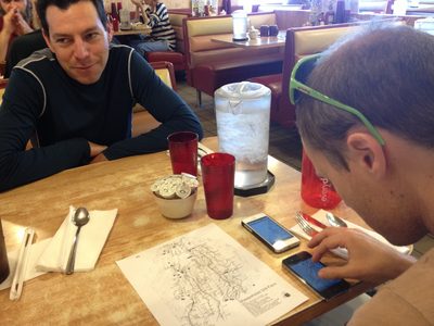 Easter Sunday breakfast at the TTT truck stop at...