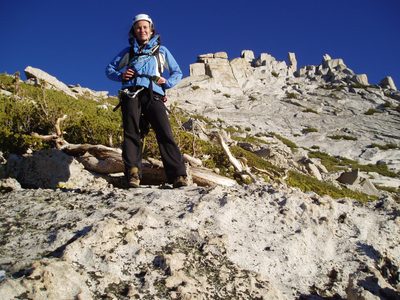 Rachel and Cathedral Peak (left-most block is actually the top).