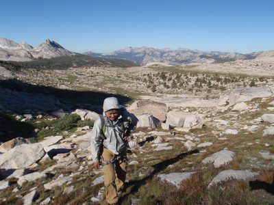 Up the alpine slopes to the west ridge of Conness.