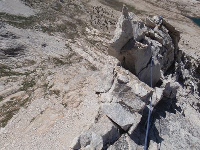 A view of the exposure off to the left.
