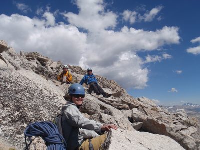 Relaxing near the summit.