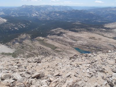View back towards camp.