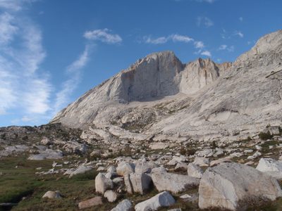 Mt. Conness, nearly back at camp again.