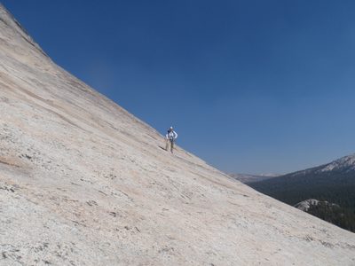 Jay, on the descent from Lembert Dome.