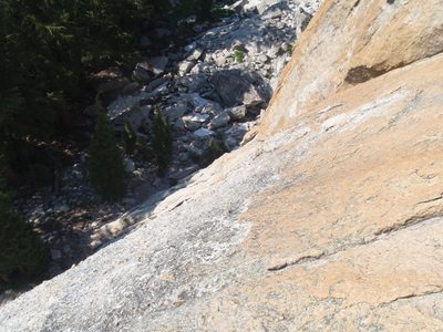 Jay belaying me on Roof Rat (5.7) which was a fun new...