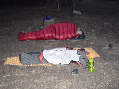 Sleepytime! Our ultralight camping setup: lightweight...