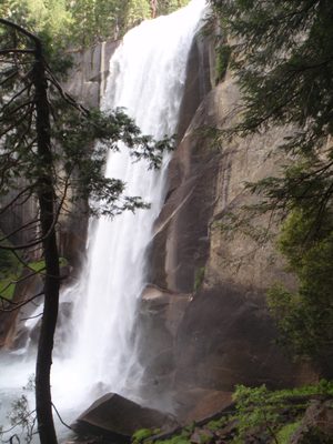 Vernal Falls from the Mist Trail.