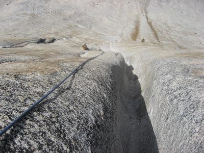 Another view of the size of the water crack (which just...