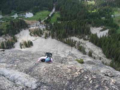 Monica works a 5th class section closer to the summit of...
