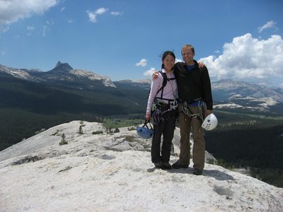We even found a father and son who had hiked to the top...