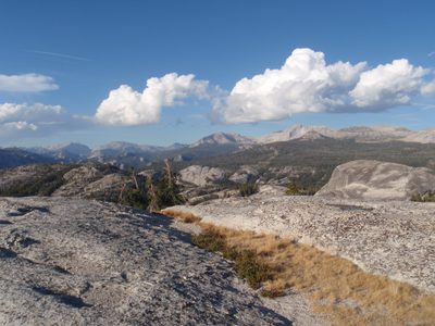 View to the north off the top of Daff Dome.