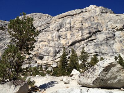 Mountaineers Dome Our climbing route starts in the...
