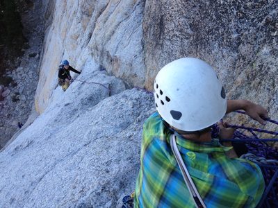 Monica, coming up the top of pitch 1.
