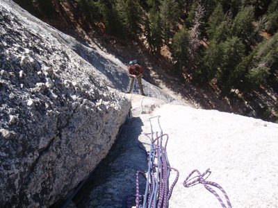 Alex, on the 3rd pitch, taking a break after trying a...