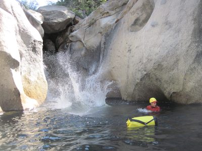 Bracing for the splash. I think this has to be Joel.