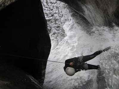 Eliah, most of the way down.